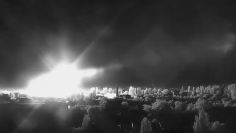 New footage of the destruction of the ammunition depot in Nikolaev