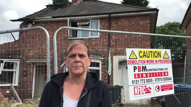 Elderly woman says she's been left homeless after Birmingham gas blast