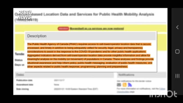 Public Health Canada will start gathering Canadians' cellphone location data #SocialCredit Begins!