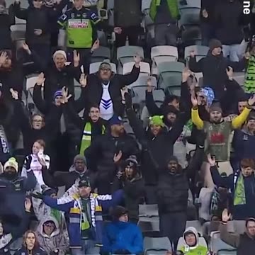 Fan goes viral for pretending to hit a bong before Viking Clap