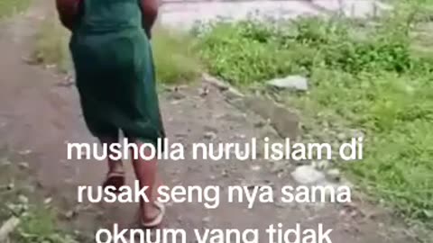 MUSHOLLA NURUL IMAN , SENG DI GONDOL MALING Dasar Maling Kafir.