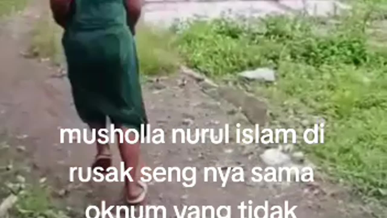 MUSHOLLA NURUL IMAN , SENG DI GONDOL MALING Dasar Maling Kafir.