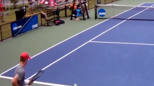 “Out”#collegetennisbelike