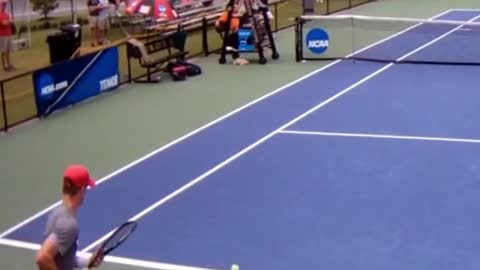 “Out”#collegetennisbelike