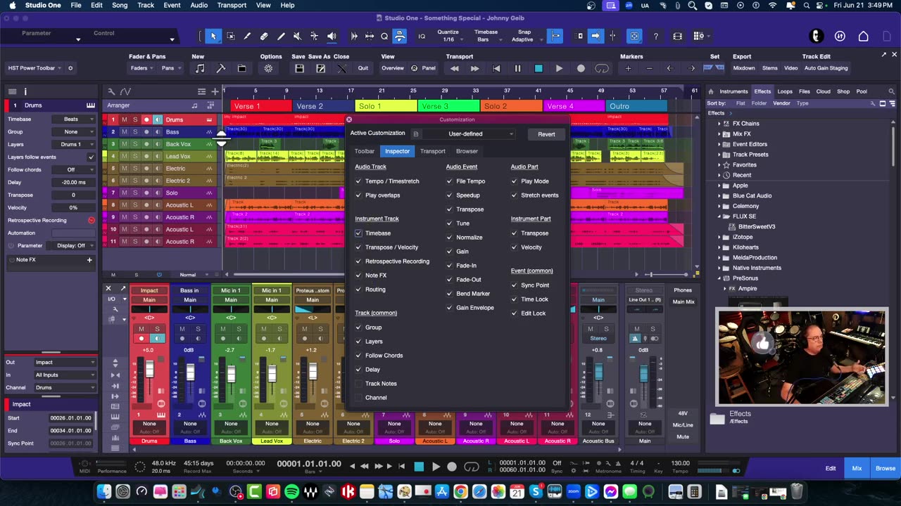 PreSonus Studio One - Customizing The Main Studio One View - Home Recording Coach