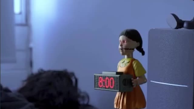 Viral,Squid game clock alarm