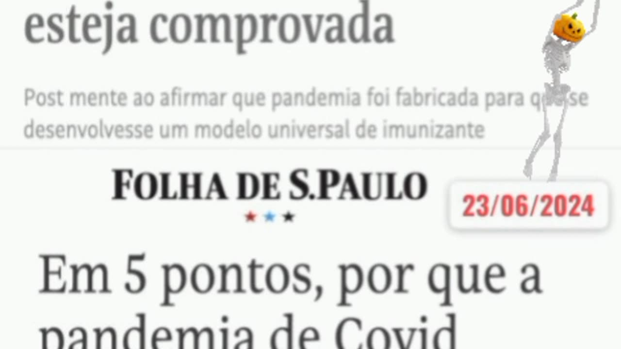 FOLHA DE SÃO PAULO: Eu minto,Tu mente, Ele mente, Nós mentimos.