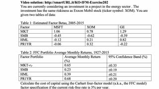 Exam IFM exercise for February 10, 2021