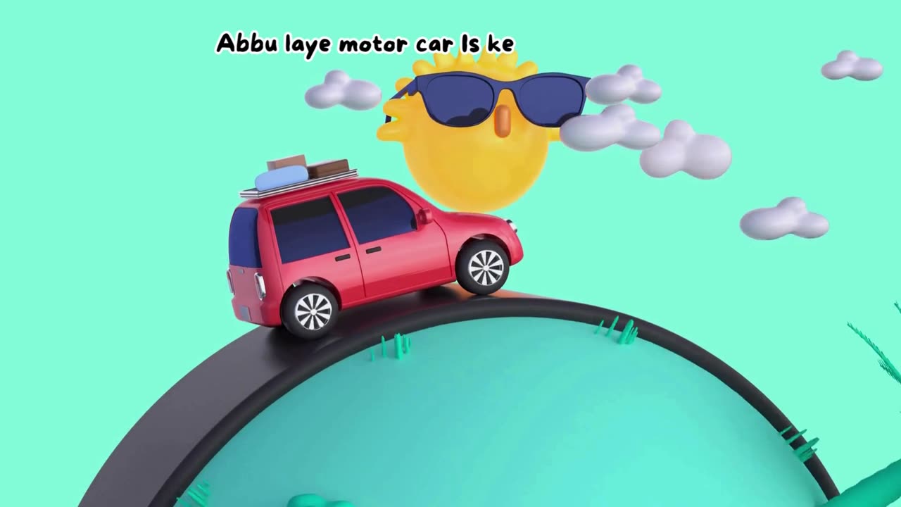 Abbu Laye Motor Car|Nursery Rhymes & Kids Songs #nurseryrhymes #learning #song #poem #nurseryrhymes