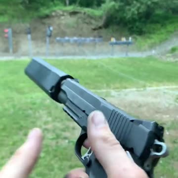 1911 Handgun 45ACP Suppressed VS Unsuppressed