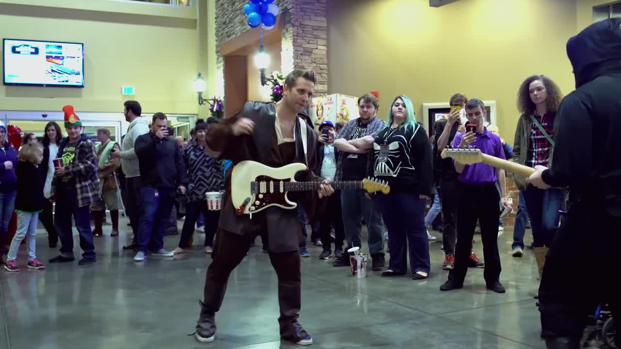 They Bump Into Each Other, Then Go On To Create The Most Epic Guitar Battle Ever