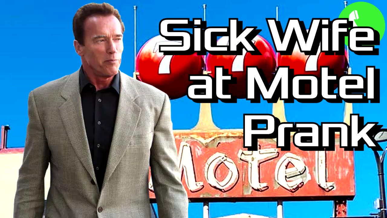 Arnold Calls Motels to Find His Covid-Infected Wife - Prank Call