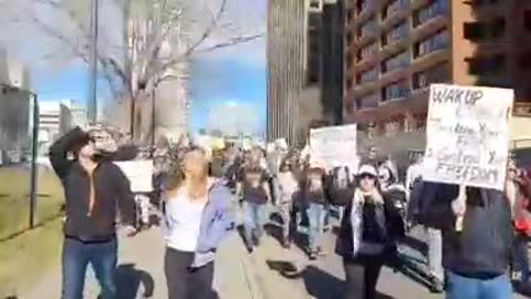 EDMONTON CANADA RISING UP AGAINST VACCINE PASSPORTS