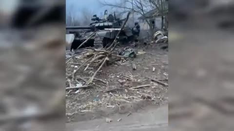 Captured Russian Tank T-72
