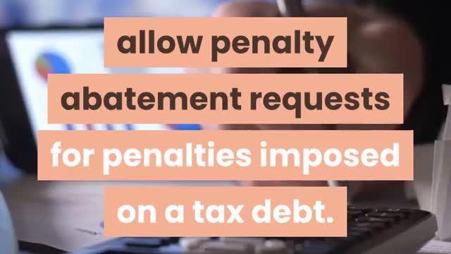 Penalty Abatement with the IRS