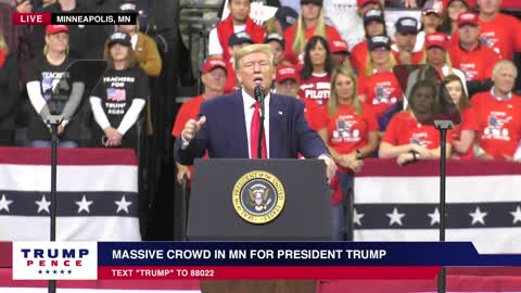 President Trump in Minneapolis, MN