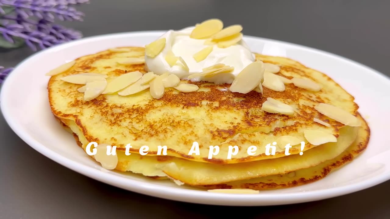 Recipe for pancakes without flour! Healthy diet breakfast with 3 ingredients!