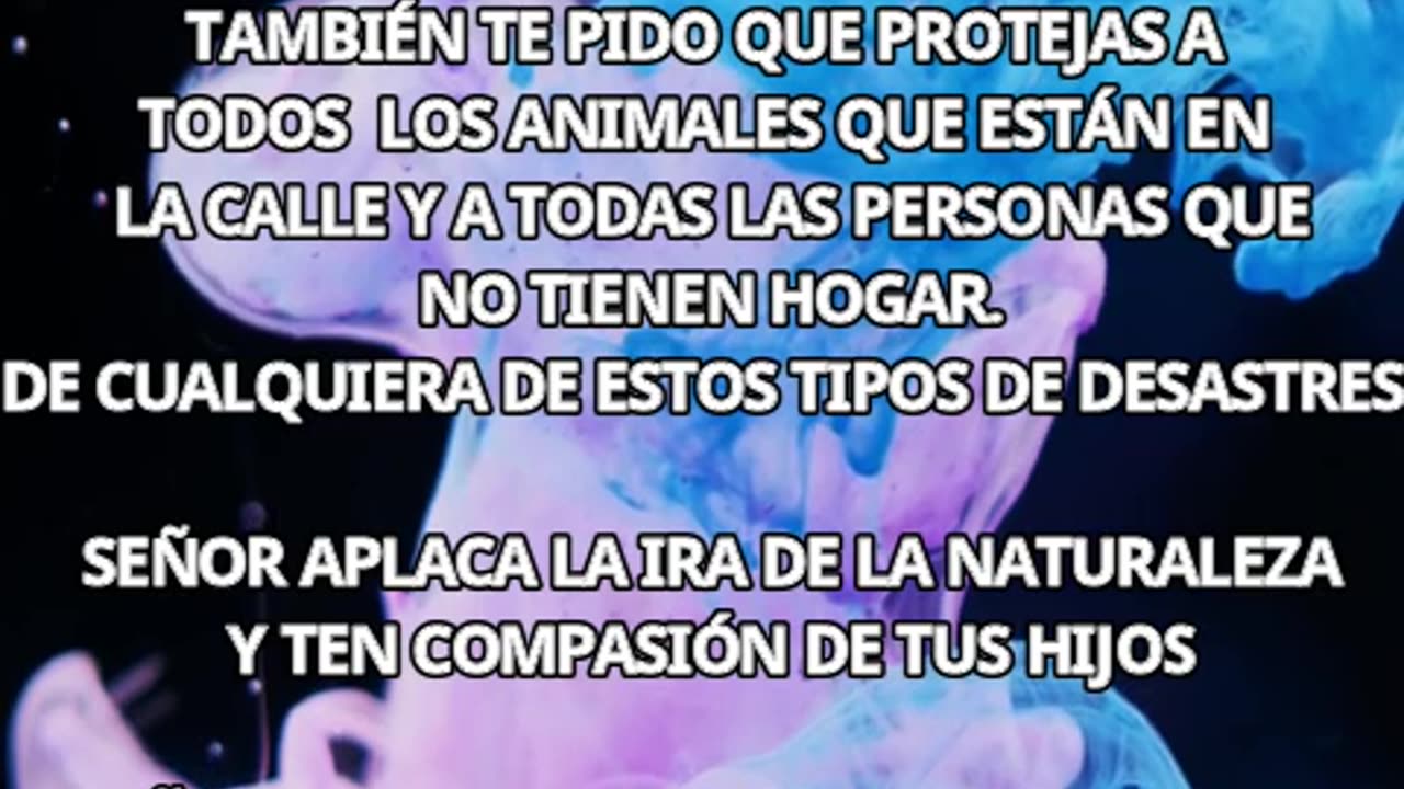 ORACIÓN MIENTRAS TIEMBLA O EXISTE ALGÚN TERREMOTO O SOBRE LA IRA DE LA NATURALEZA