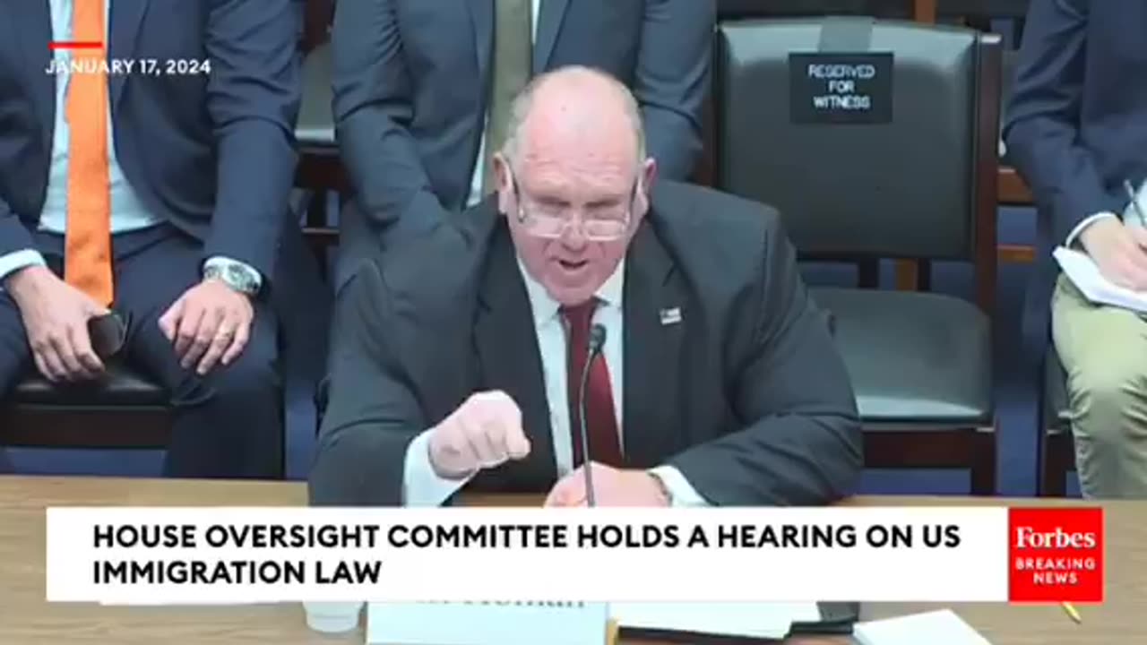 Tom Homan House Oversight Committee on Immigration law