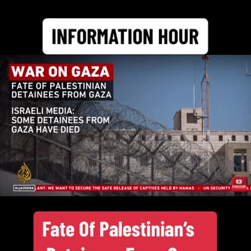 Fate Of Palestinian Detainees From GAZA In Military Facility