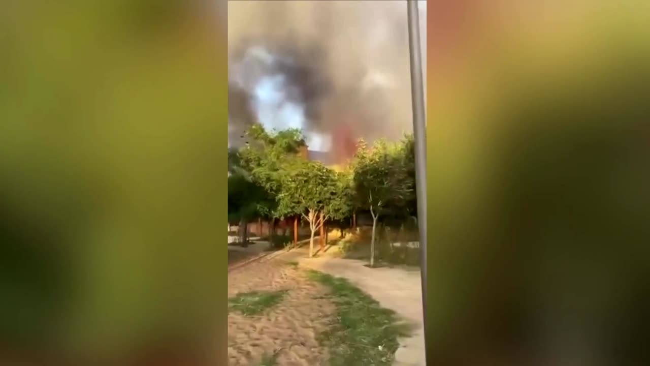 Smoke rises from synagogue after deadly Dagestan attacks