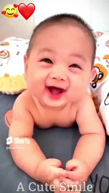 Cute baby laughing 😍