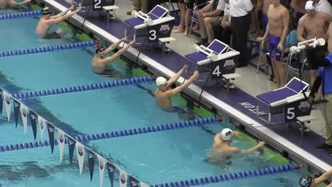 Men 4x50 Yard Medley Relay (Finals)_Mason Manta Rays (A)_Carson Foster (17) & Jake Foster (18)