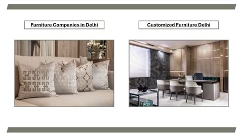 Luxury Customized Furniture in Delhi