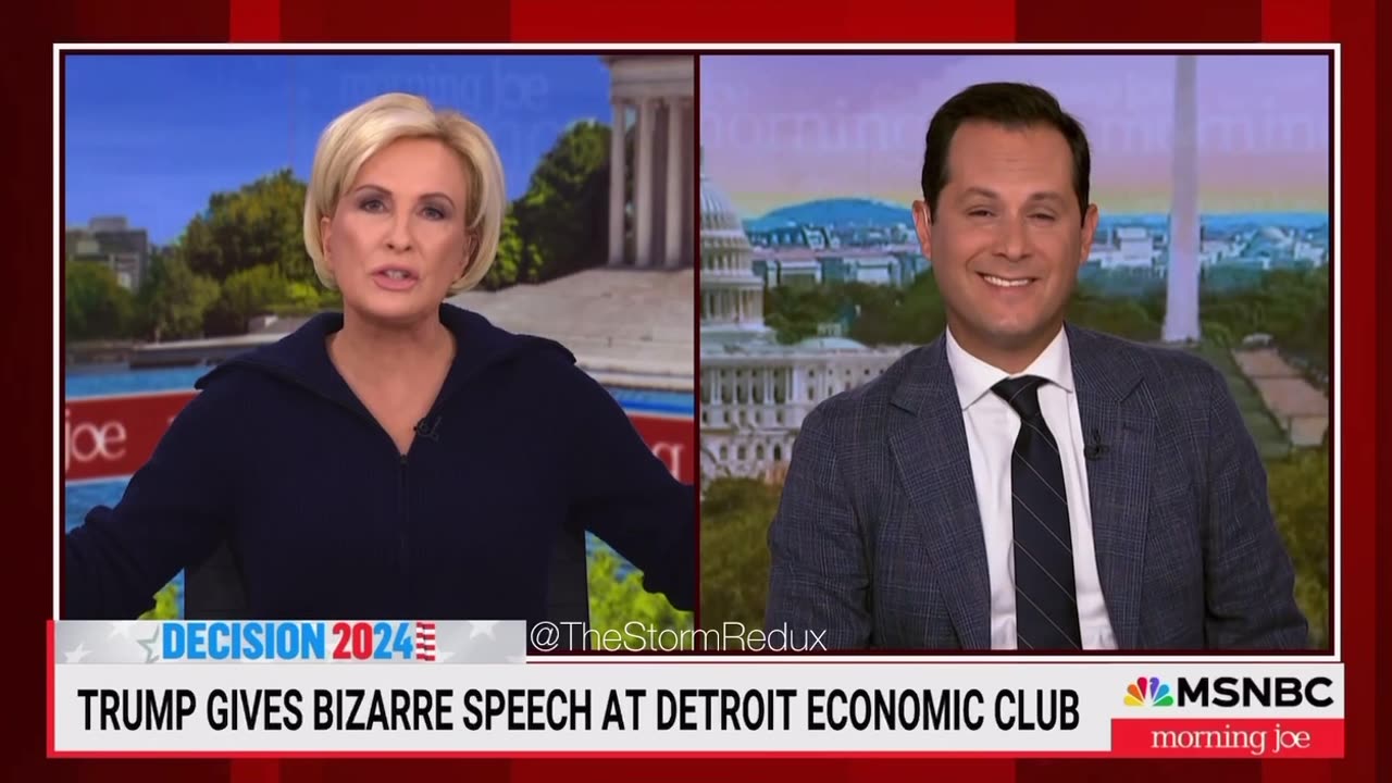 Communist Mika Brzezinski despicably insults her audience & calls Trump "an Aging Bullshit Artist"