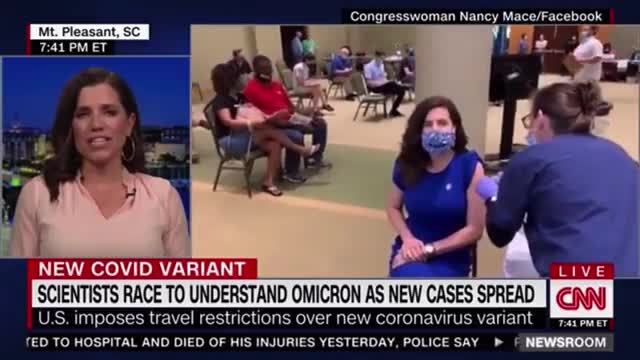 Nancy Mace CAUGHT selling different messages to Fox and CNN audiences about vaccines