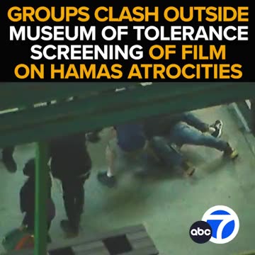 ABC News Video: Pro-Hamas Thugs Attack Attendees of Gal Gadot's "October 7th" Screening.