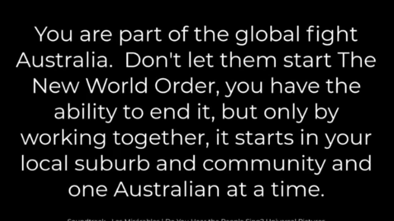 Australia, It ends when the 99% say, ENOUGH is ENOUGH.