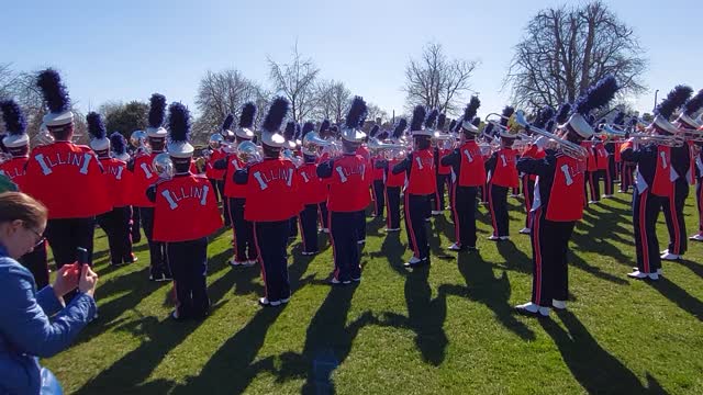 The Castle Park Kilkenny, The Illini Marching Band Kilkenny 16/03/2022