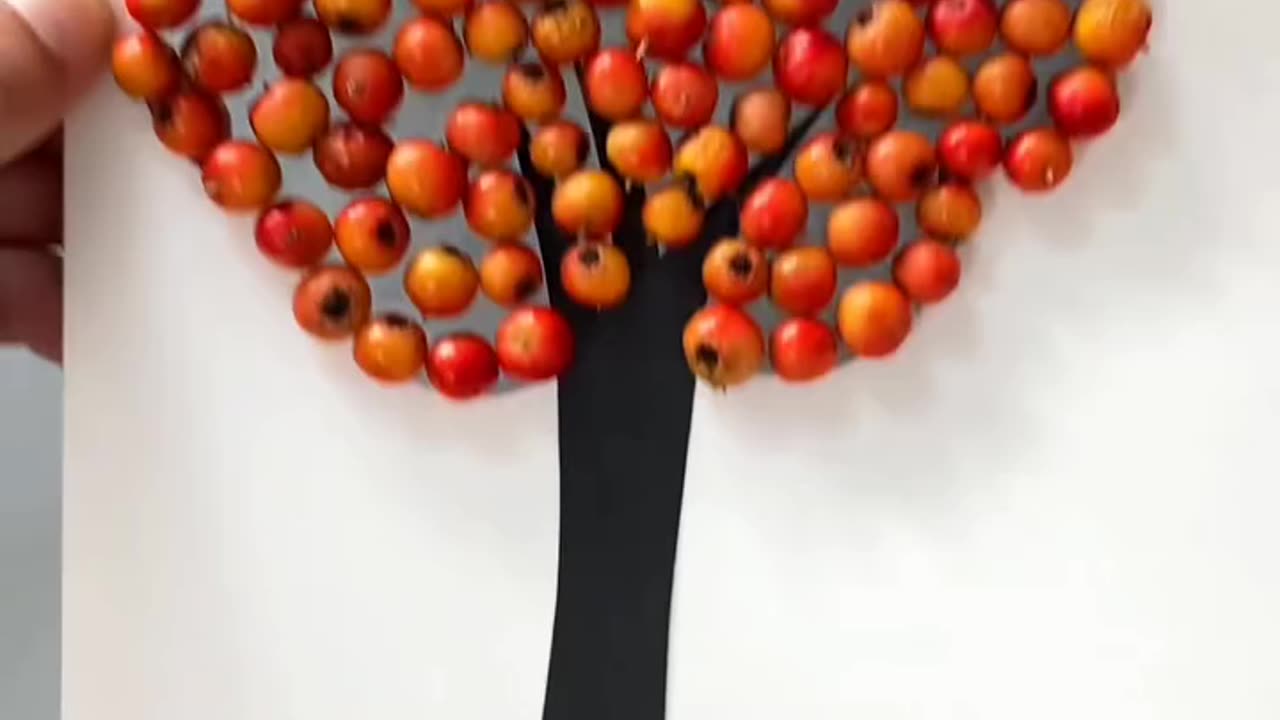 Beautiful fruits art craft design.