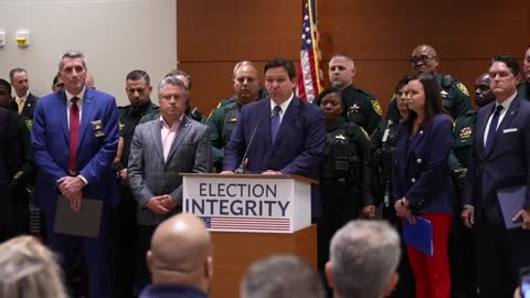DeSantis doing his job.