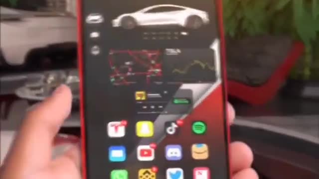 Tesla phone features very attractive