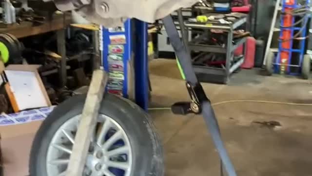 HowTo stretch those control arms to fit new springs in