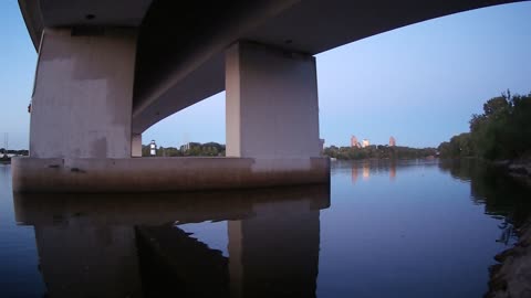 Mississippi River at Dusk, St AnthonyMinneapolis