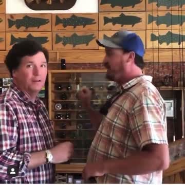 Watch How Tucker Handles Being Confronted by Fly Fisherman Who Calls Him the 'Worst Human Being'