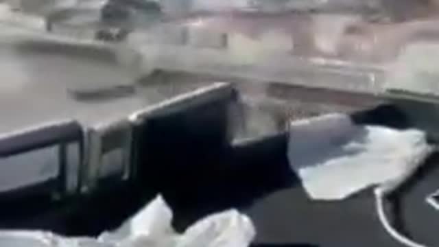 24.02.2022. The war has begun!!! Another broken column of Russian troops.