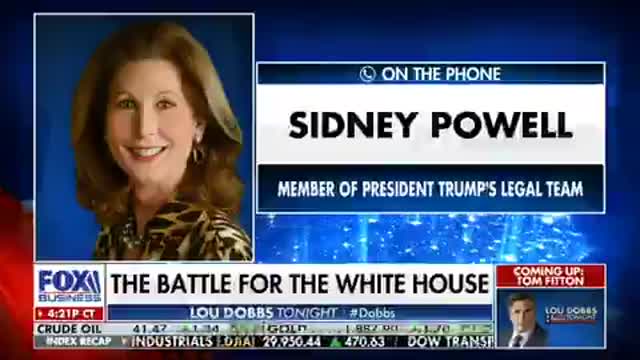 Sidney Powell on Lou Dobbs Venezuela