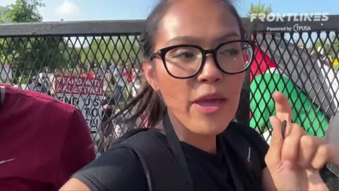 Savanah Hernandez Reports from Standoff at DNC Convention