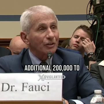 Breaking Fauci Blames Unvaccinated Who Refuse the Jabs Responsible 200000 to 300000 Covid Deaths