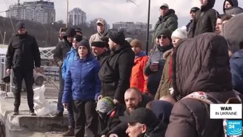 Residents are divided on which side to take as odesa prepare for war