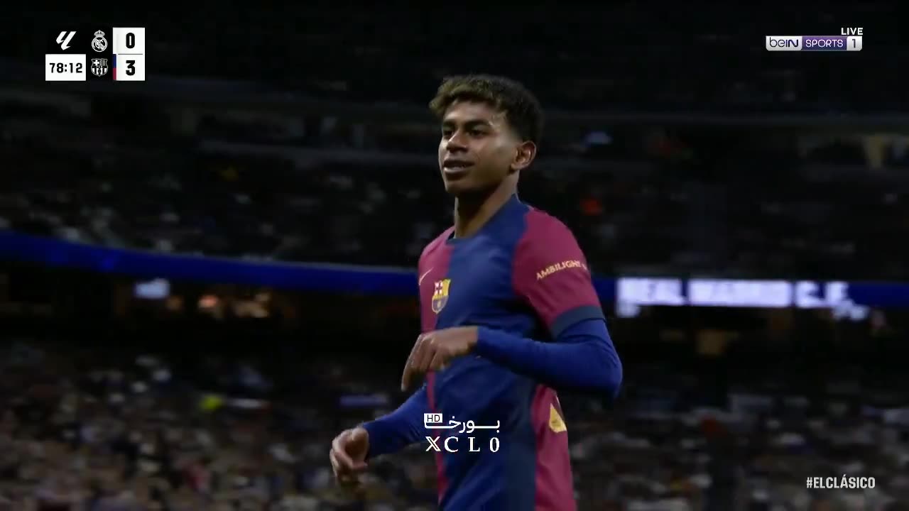 LAMINE YAMAL JUST HIT THE CALMA CELEBRATION AT THE BERNABEU! 😭😭