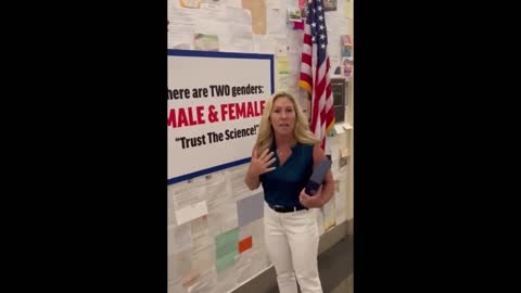 Marjorie Taylor Greene: Democrats Tear Down Another Sign Next to my Office.