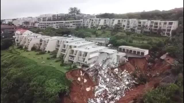 Destruction caused by deadly floods in South Africa