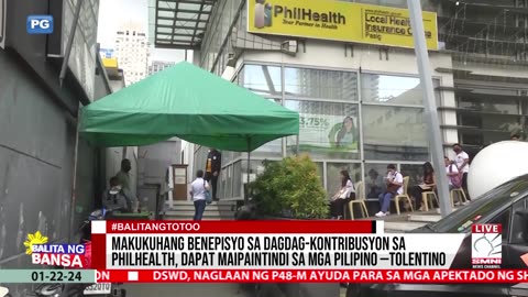 Makukuhang benepisyo sa dagdag-kontribusyon sa PhilHealth, dapat maipaintindi sa mga Pilipino