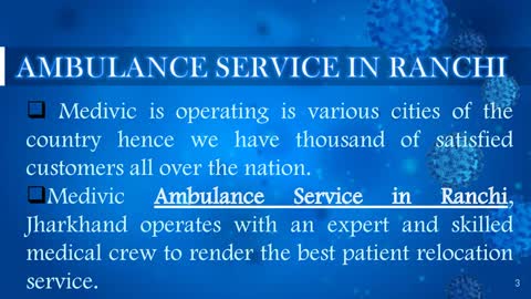 Express Ambulance Service in Ranchi and Bokaro | Medivic