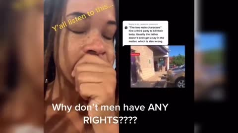 Man Breaks Down In Agony In Front Of Clinic. Why Do Men Not Have Rights?